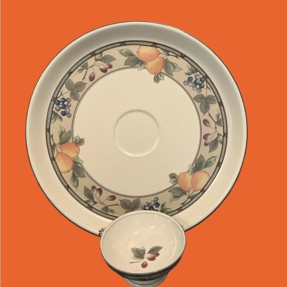 Mikasa Other - Mikasa INTAGLIO Garden Harvest CAC29 XL Chip & Dip Set Crudite Charcuterie Fruit